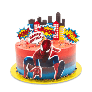 Spiderman Theme Cake