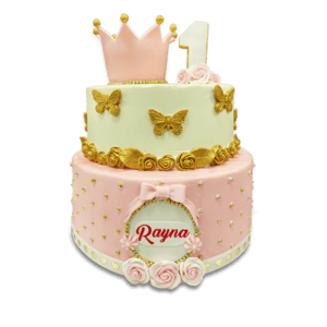 Two Tier Butterfly Cake