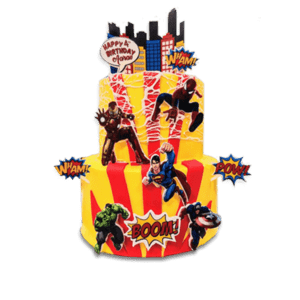 Superheroes Cake