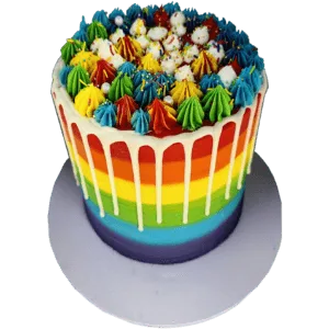 Vanilla Rainbow Cake