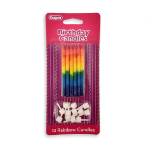 Rainbow Candles