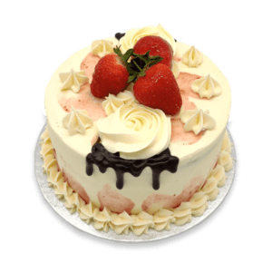 Strawberries & Cream Cake