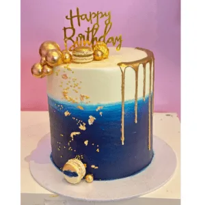 Half Drip Cake