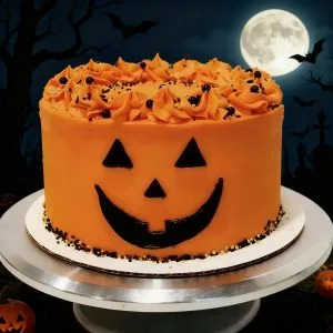 Halloween Pumpkin Cake