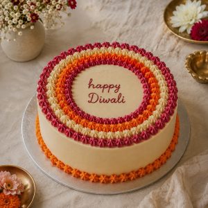 Rangoli Diwali Cake