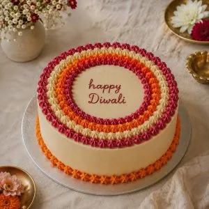 Rangoli Diwali Cake